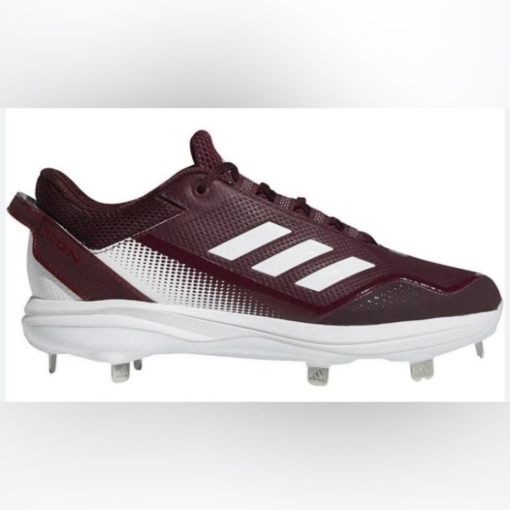New Adidas Icon 7 Boost Metal Baseball Burgundy White